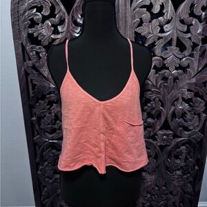 Women's Pink Spaghetti Strap Top